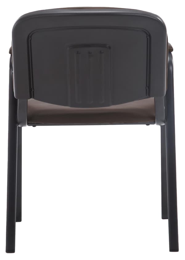 Konferensstol Artificial Leather - Stack Chair - Space -sparing och bekväm | Färg: Brun
