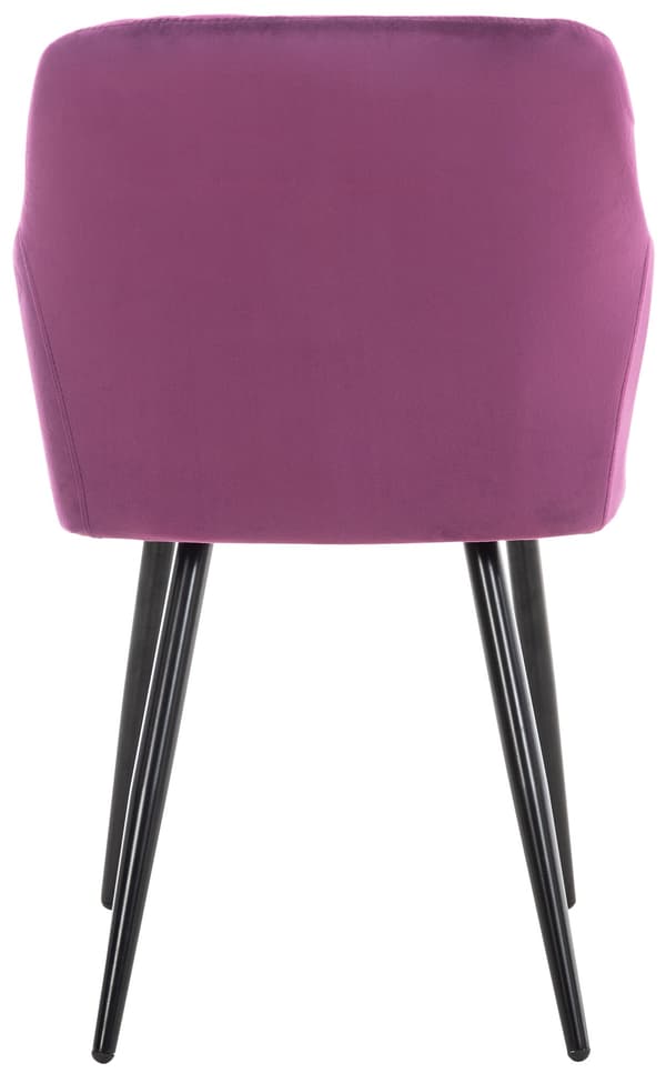 Matsalsstol - Bekväm kökstol, modern design, sammet/metallbas