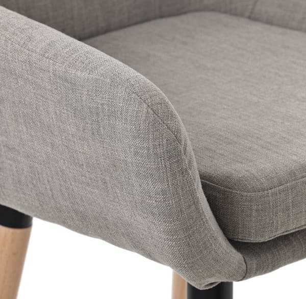 Modern Barstol - Hocker - Hög sittplatskomfort och elegant tygklädsel | Färg: Grå
