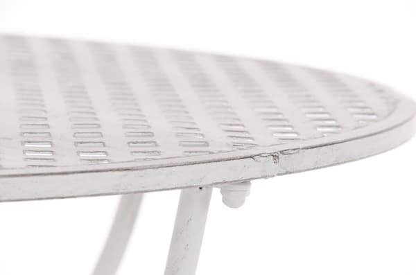 Nostalgic Garden Table - Retro Design - Handmade & Stable Iron | Färg: Antik vit