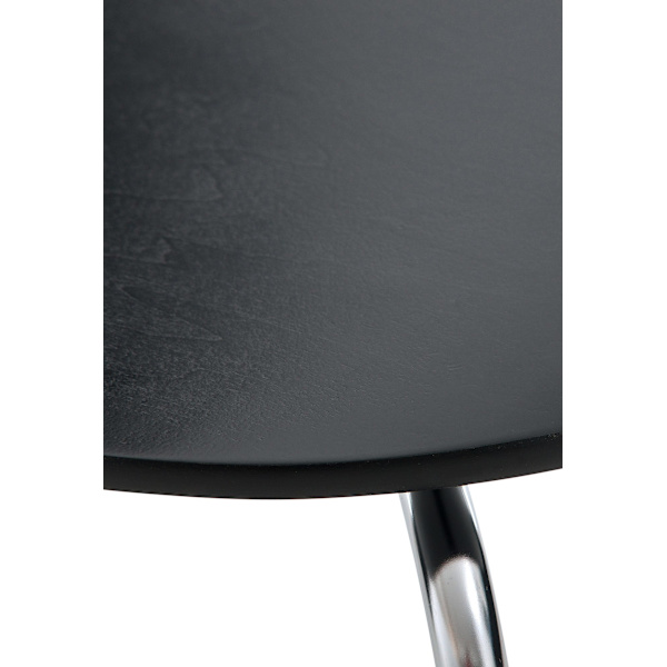 2x Stackbara besökarstolar - Ergonomisk säte - Space -Saving Design | Färg: Svart