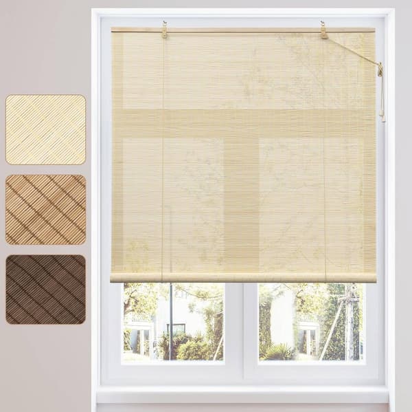 Bambu rullgardin solskydd och sekretesskontroll | Naturen | 60x220 cm