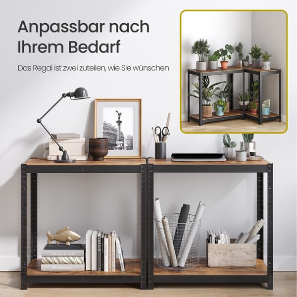 Hyllställ - Bokställ - Förvaringsställ - Robust - 40 x 80 x 160 cm