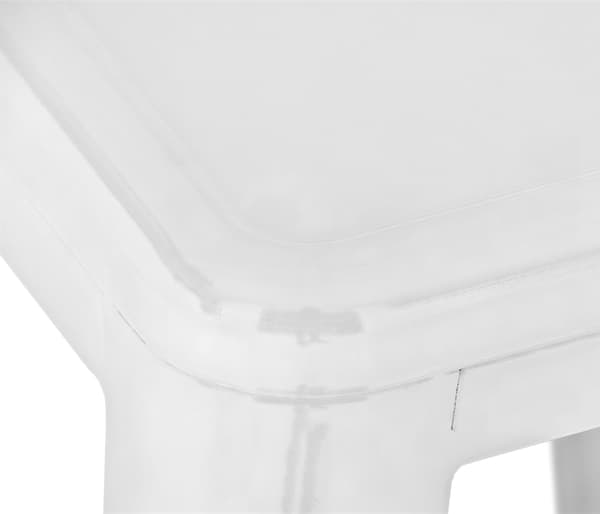 Barstol, avföring - Stapelbar design, Space -Saving - Modern Look Color: White