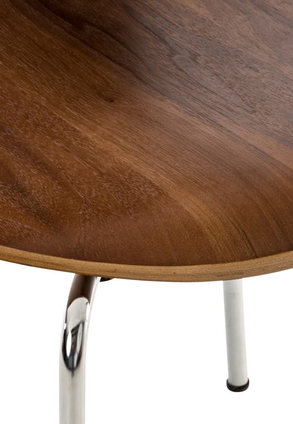 Stackbar besökarstol - Ergonomisk stol - Trästol - Komfort och stabilitetsfärg: Walnut