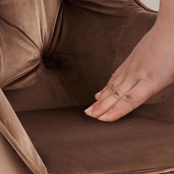 Matstol sammet - bekväm plats - modern stil, golvskyddare