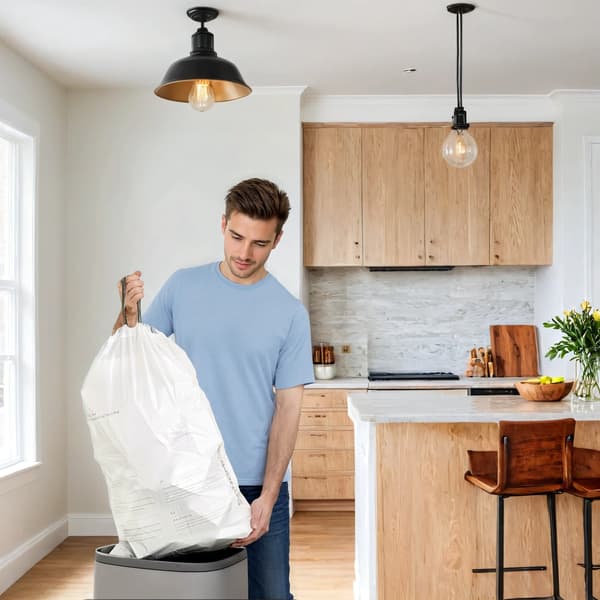 Avfallspåsar 60 l - Rivsäker HDPE - 52 x 74 cm