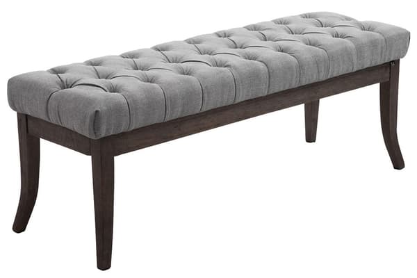 Tyg SOFA - Designer Sofa - Elegant extra sittrum för gäster | Färg: Mörkgrå storlek: 150 cm