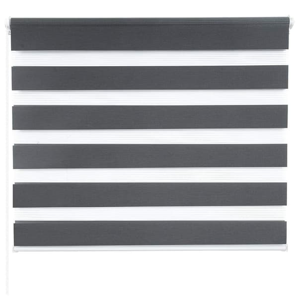 Dubbel rullgardin utan borrning Easyfix | Mörkgrå | 90x130 cm