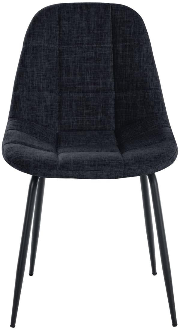 Matsalstol svart - stolar - bekväm sidupplevelse, 100% polyestertyg