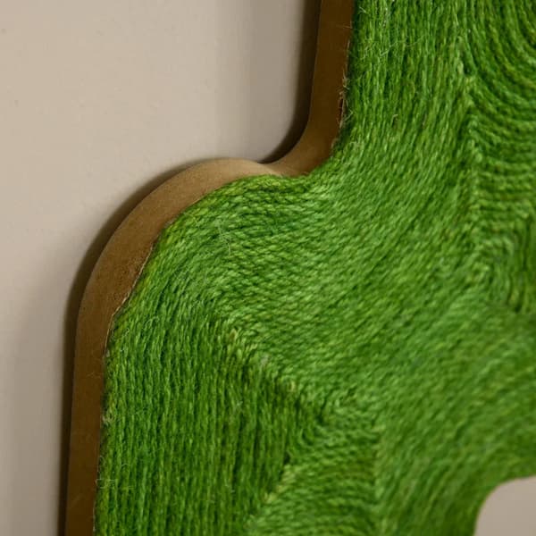 Kattskrapbräda set om 2 - Cactus design | Färg: Ek+Vit+Grön