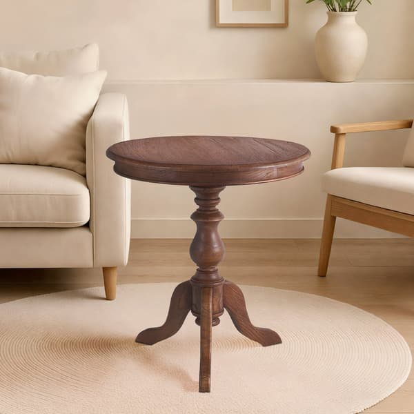 Round Side Table - Tabell - Stylish Mindihout Design, Compact and Surable