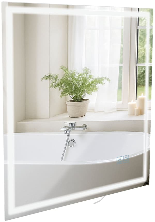 LED -badrumsspegel - Wall Mirror - Anti -Condens Function & Dimble Lighting
