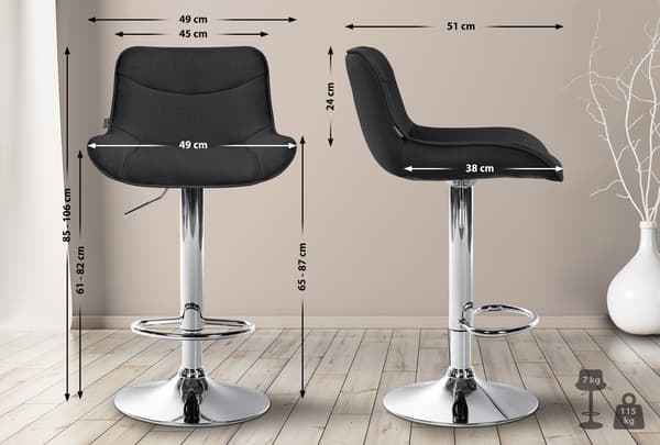Barstolstyg - Barstol - Höjdjusterbar och ergonomisk design