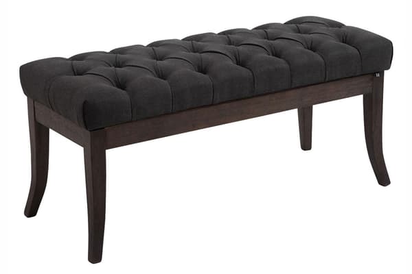 Tyg SOFA - Designer Sofa - Elegant extra sittrum för gäster | Färg: Mörkgrå storlek: 100 cm