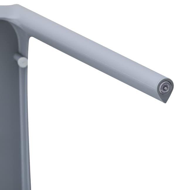 Modern uteplatsstol, trädgårdsstol, UV -resistent plast - Stapelbar design