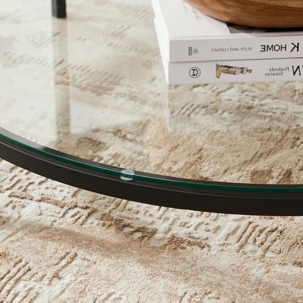 Soffbord i vit marmorlook - modernt - stål, härdat glas - 80 x 44,5 cm