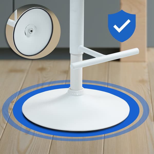 Moderna barstolar set - Artificiell läderpall - Höjdjusterbar