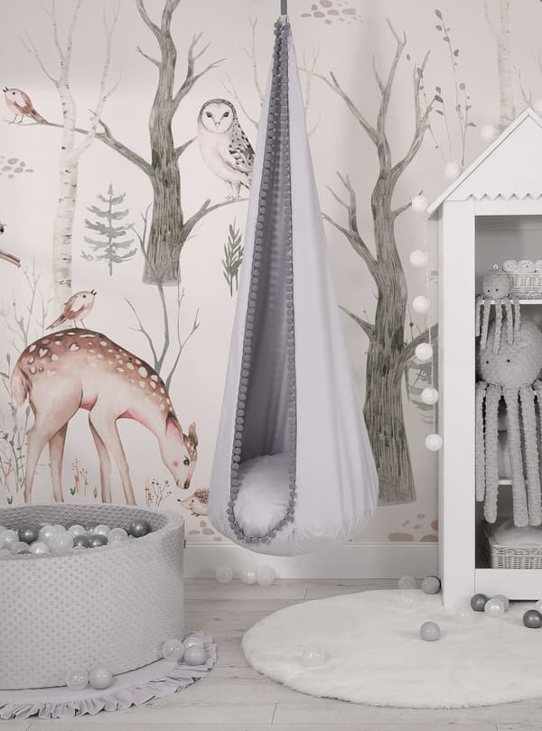 Hängande swing Hammock Cocoon - Children's Hanging Chair - 100% bomull, extra robust