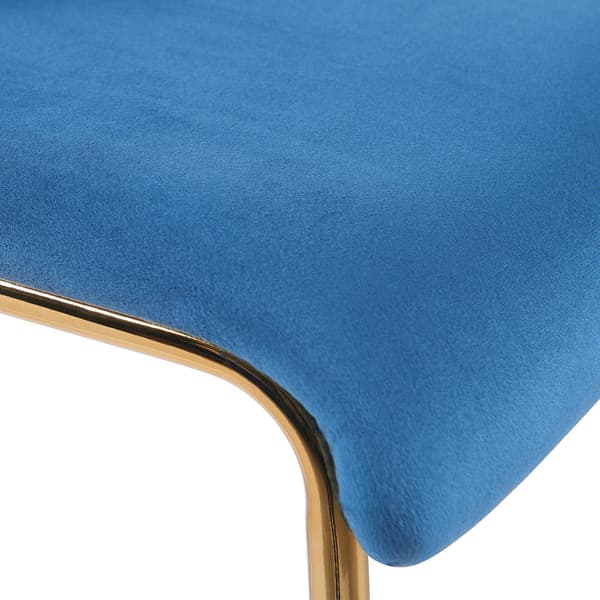 Barstol - Högpall - sammetstol, guldchassi, hög sittplatskomfort