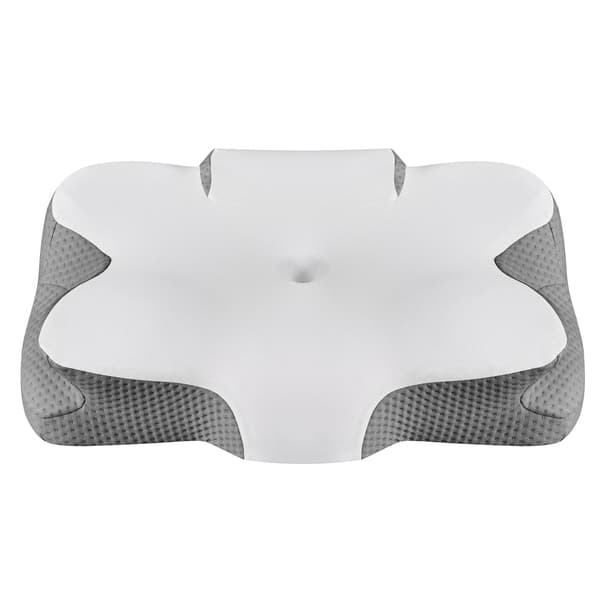 Ergonomisk kylande nackkudde | Vit-grå | 59x40 cm