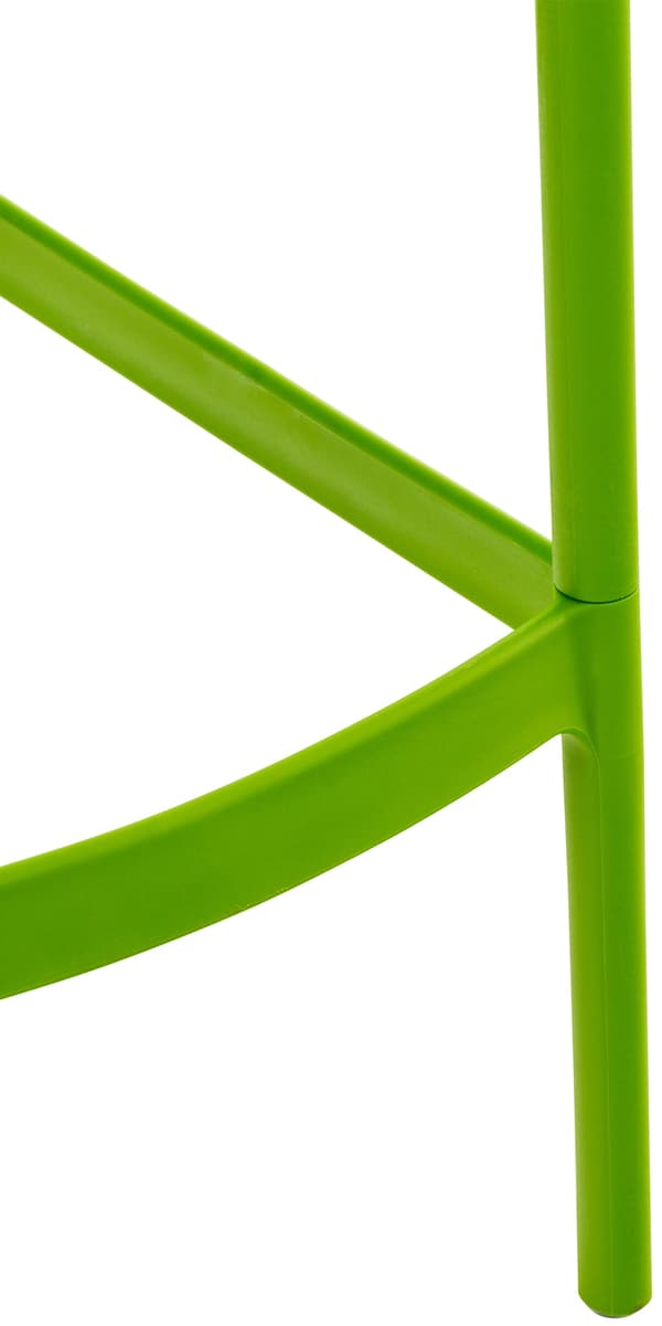 Design Barstol - Barkstol - Ergonomisk komfort, UV -resistent polypropen | Färg: Grönt