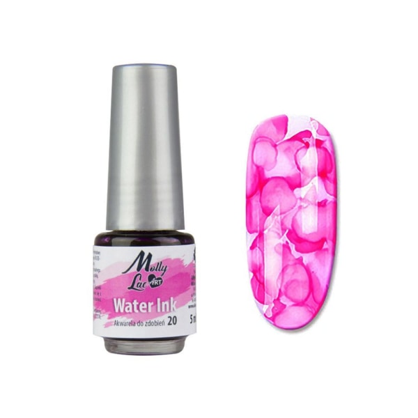 Molly Lac - Water Ink - Akvarell - 5ml - 20 Rosa