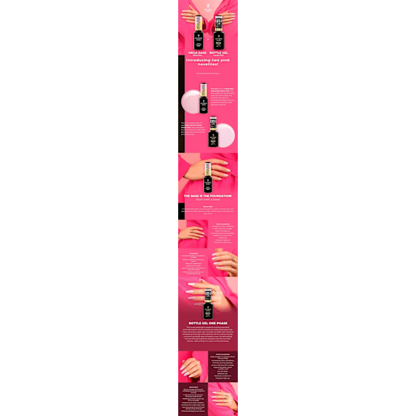 Gel Polish -  Mega Base - Blink Pink - 15 ml - Victoria Vynn Rosa