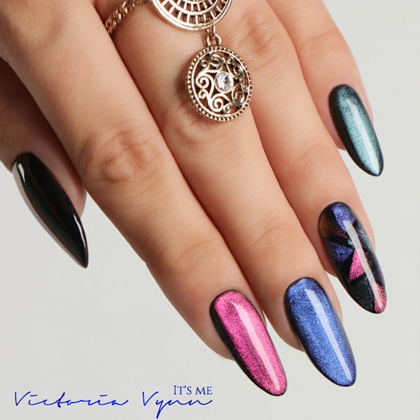 Victoria Vynn - Gel Polish - 233 Stone Cat Eye - Gellack Blå