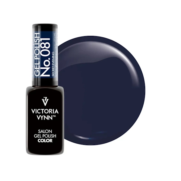 Victoria Vynn - Gel Polish - 081 Secret Evening - Gellack Mörkblå