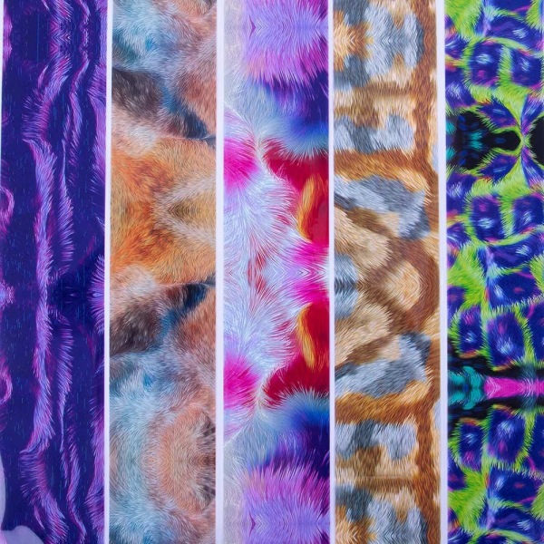 Kynsikalvo / folio - 10 värin sarja - 100 cm / kpl Multicolor