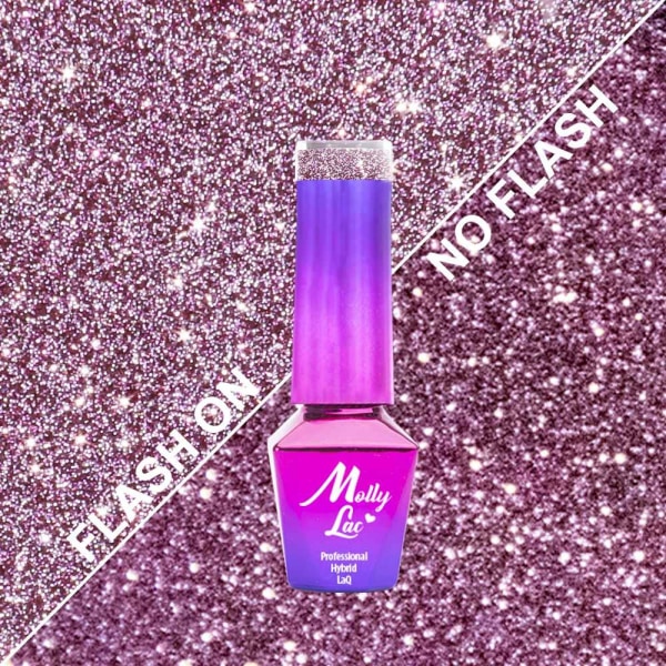 Mollylac - Geelilakka - Vilkkuvat valot - 561 5ml Purple
