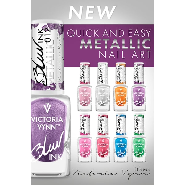 Victoria Vynn - Blur Ink - 012 Metallic - Dekorlack Lila