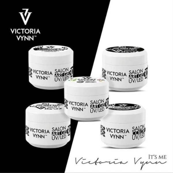 Victoria Vynn - Art Gel 3D - Ei pyyhkiä - 01 Valkoinen - Geeli White