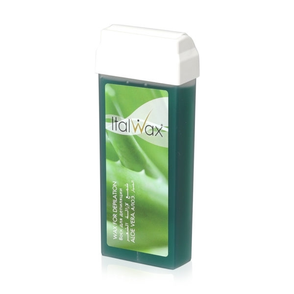 100g Aloe vera  - Roll on vax - Italwax Grön