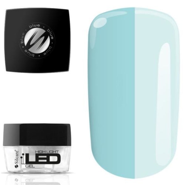 High Light LED Gel - Builder - Blå - 15 g - Silcare Turquoise