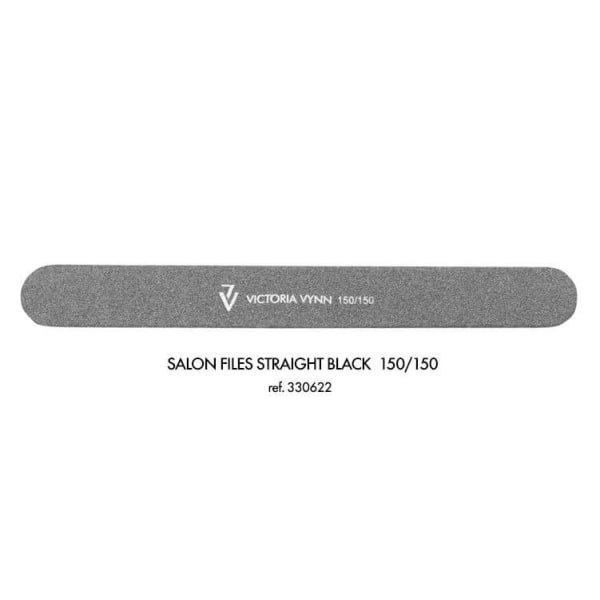 10 kpl kynsiviilat - Suora - 150/150 - Victoria Vynn - Musta Black