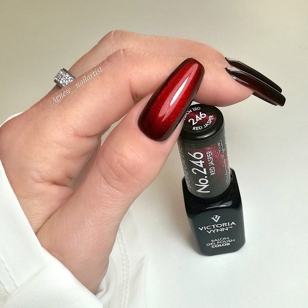 Victoria Vynn - Gel Polish - 246 Stone Cat Eye - Gellack Red