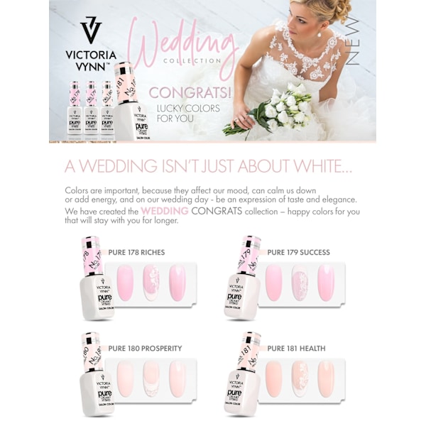 Victoria Vynn - Pure Creamy - 180 Prosperity - Gellack Ljusrosa