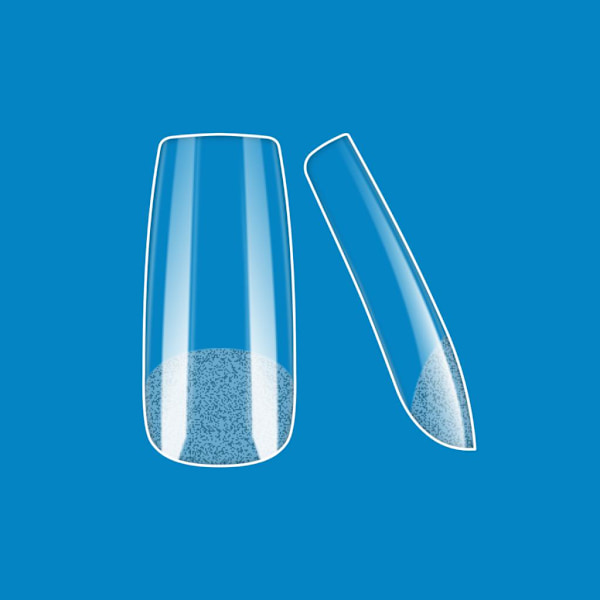 Tippar - Medium Square - Soft gel tips - Victoria Vynn Transparent