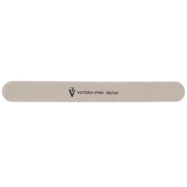 10 kpl kynsiviilat - Suora - 180/240 - Victoria Vynn - Harmaa White