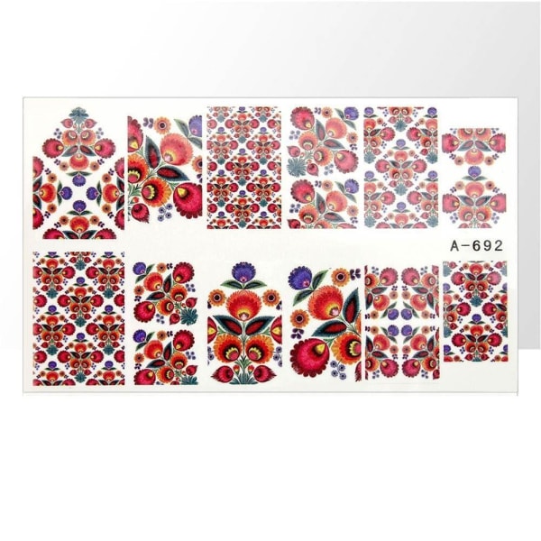 Vesitarrat - Kukat - A692 - Kynsille Multicolor