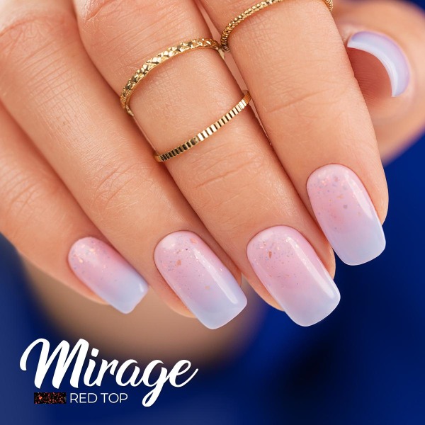 Top coat - Mirage - Red - No Wipe - 8 ml - Victoria Vynn Red