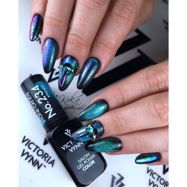 Victoria Vynn - Gel Polish - 234 Stone Cat Eye - Gellack Turquoise