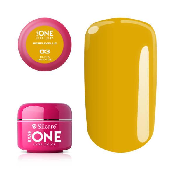 Base One - UV Gel - Perfumelle - Emma Orange - 03 - 5 gram Gul