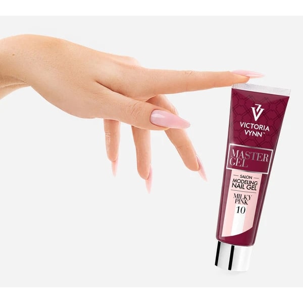 Akrylgel - Master gel - Milky Pink 60g 10 - Victoria Vynn Ljusrosa