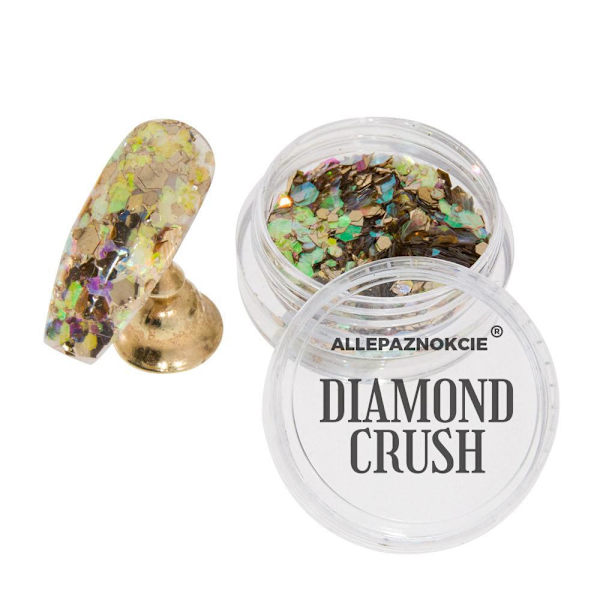 Nagelglitter - Diamond Crush - 07 Guld