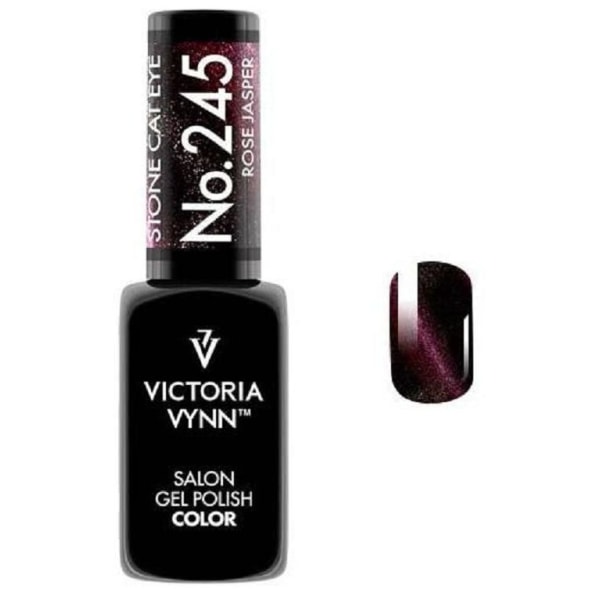 Victoria Vynn - Geelilakka - 245 Stone Cat Eye - Geelilakka Dark red
