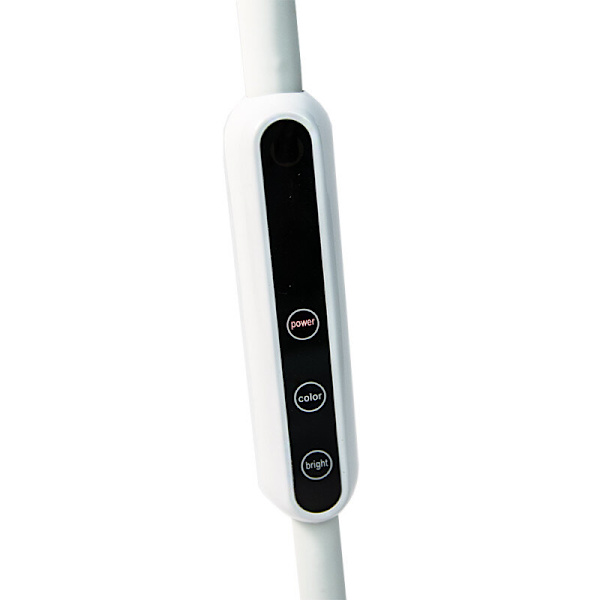 LED - Arbetslampa - Vit - U19D 9W - Fjärrkontroll Vit