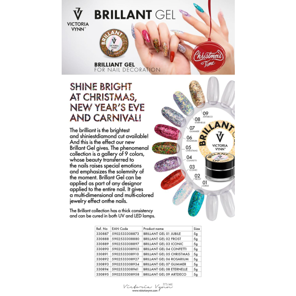 Victoria Vynn - Brilliant - 05 Christmas - Gelé multifärg